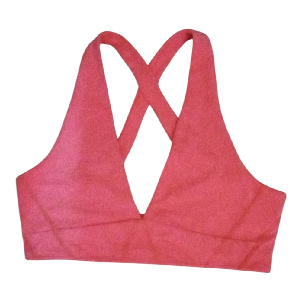 New Free People Movement Sports Bra Neon Coral Size Small